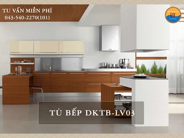 Tủ bếp Veneer DKTB-LV03