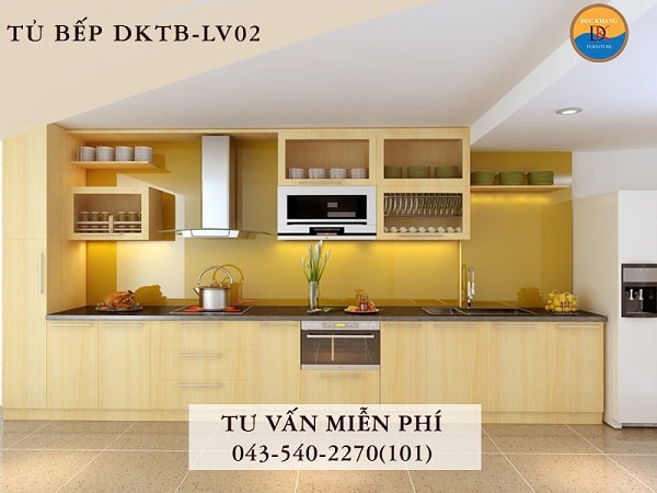 Tủ bếp Veneer DKTB-LV02