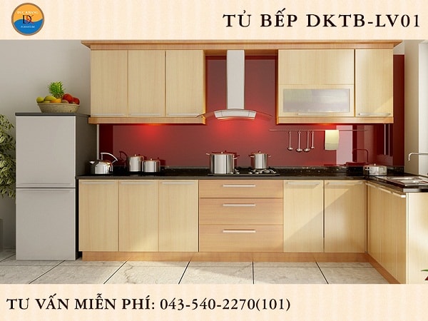Tủ bếp Veneer DKTB-LV01