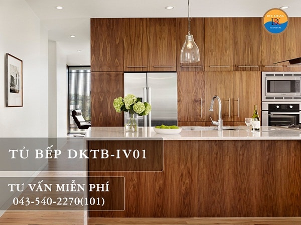 Tủ bếp Veneer DKTB-IV01